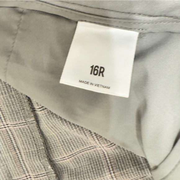 EXPRESS plaid boot leg pants - Picture 3 of 4